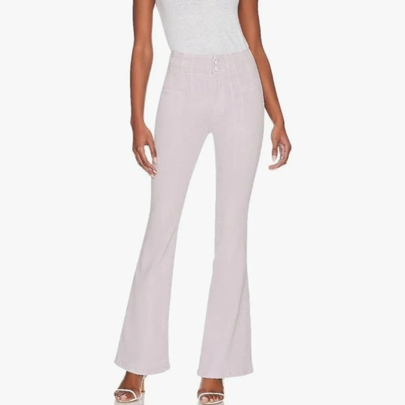 NWT Free People Jayde Jeans - High Rise, Flare Leg lavender - Picture 2 of 10